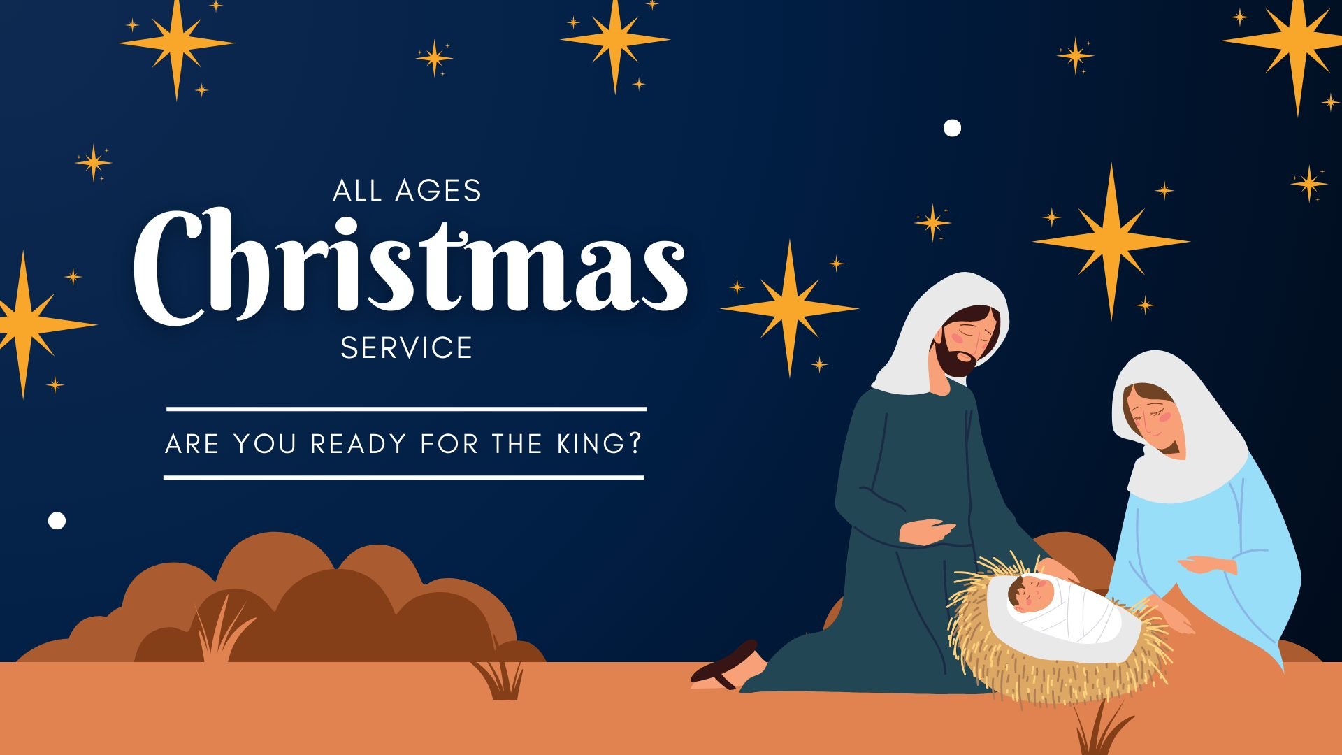 We're looking forward to our All Ages Christmas Service presented by FBC Kids tomorrow! There will be no livestream of the service, so we invite you to come join us in person at 10am!