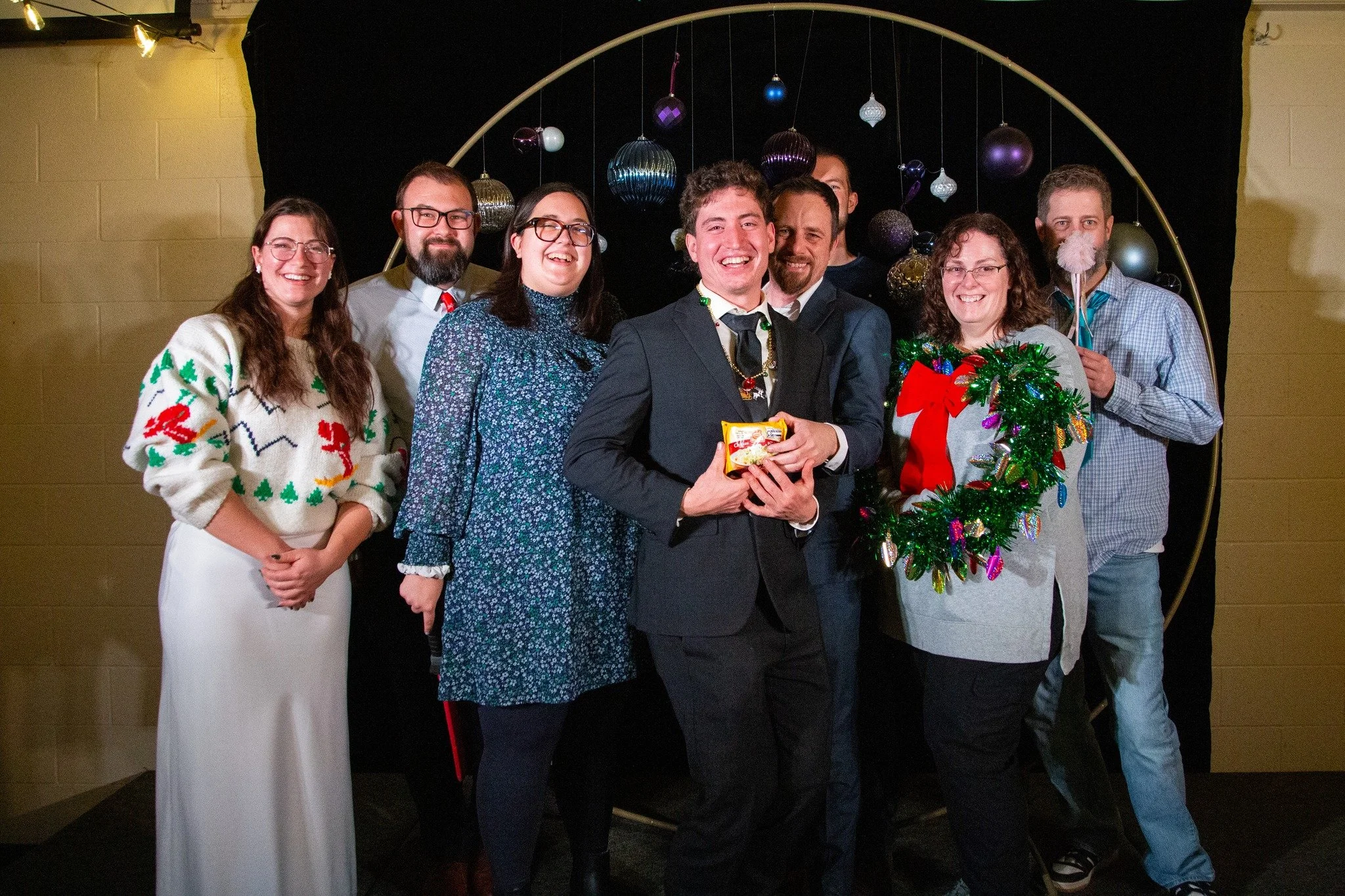 Looks like the youth leaders had a good time at the Youth Christmas Banquet last week?!