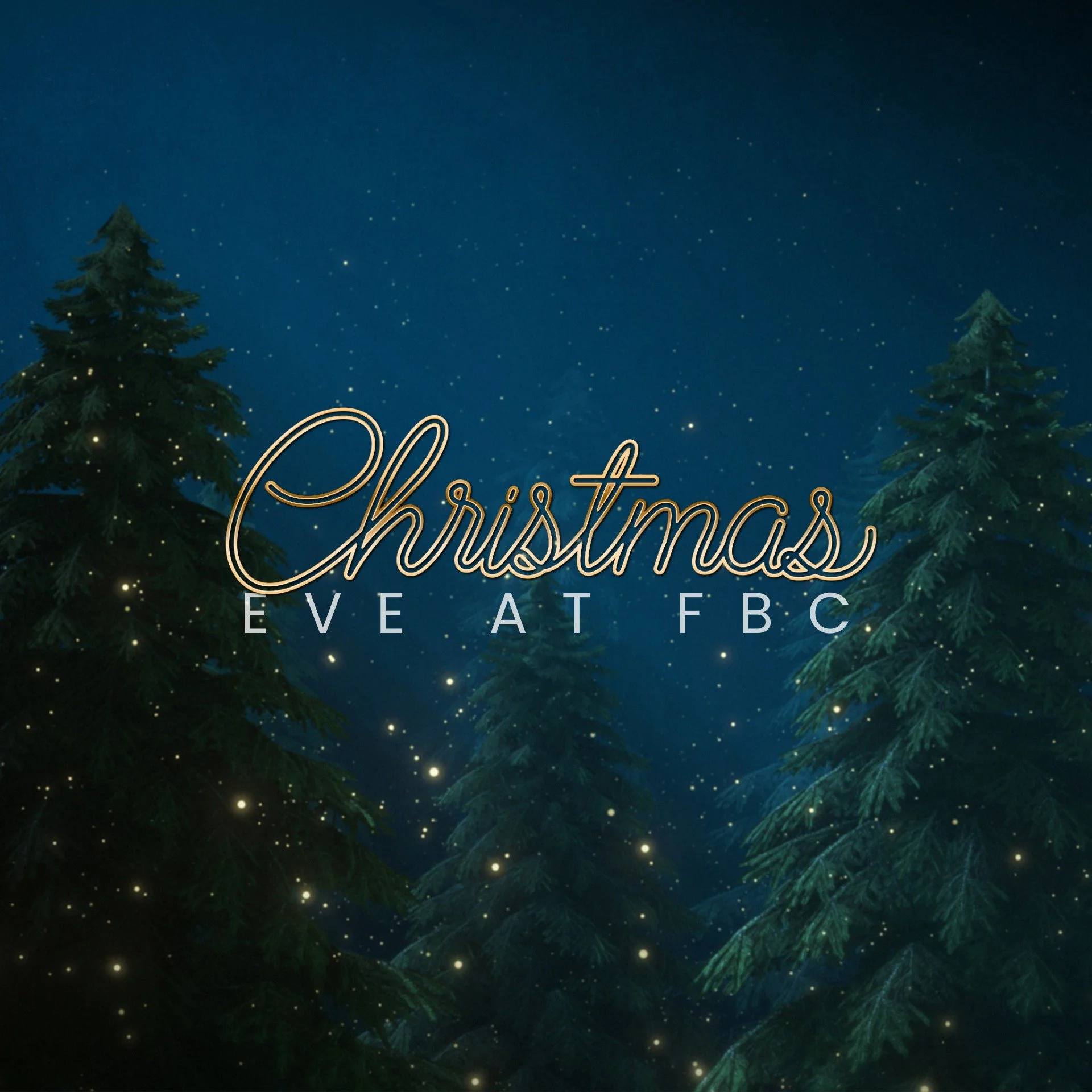 Invite your friends and family and come celebrate Christmas Eve with us at 6 PM tonight!