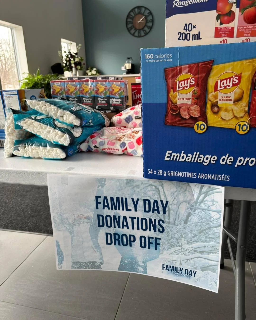 Did you sign up to donate food for Family Day? Be sure to bring it along to church tomorrow! 

There will also be a quick meeting for all Family Day Festival volunteers in the auditorium after our morning service.