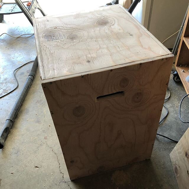 Finished this jump box. I guess now I have to work out. 💪