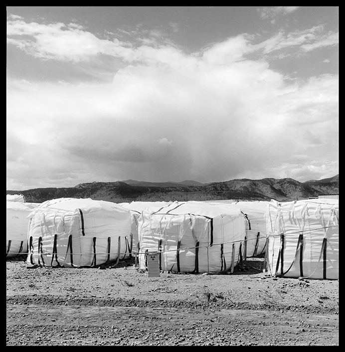Bags of Contaminated Soils from the 903 and 904 Pads, RFETS, 2005 The contaminated soils were shipped by train to Nevada for burial at the Nevada Test Site.
