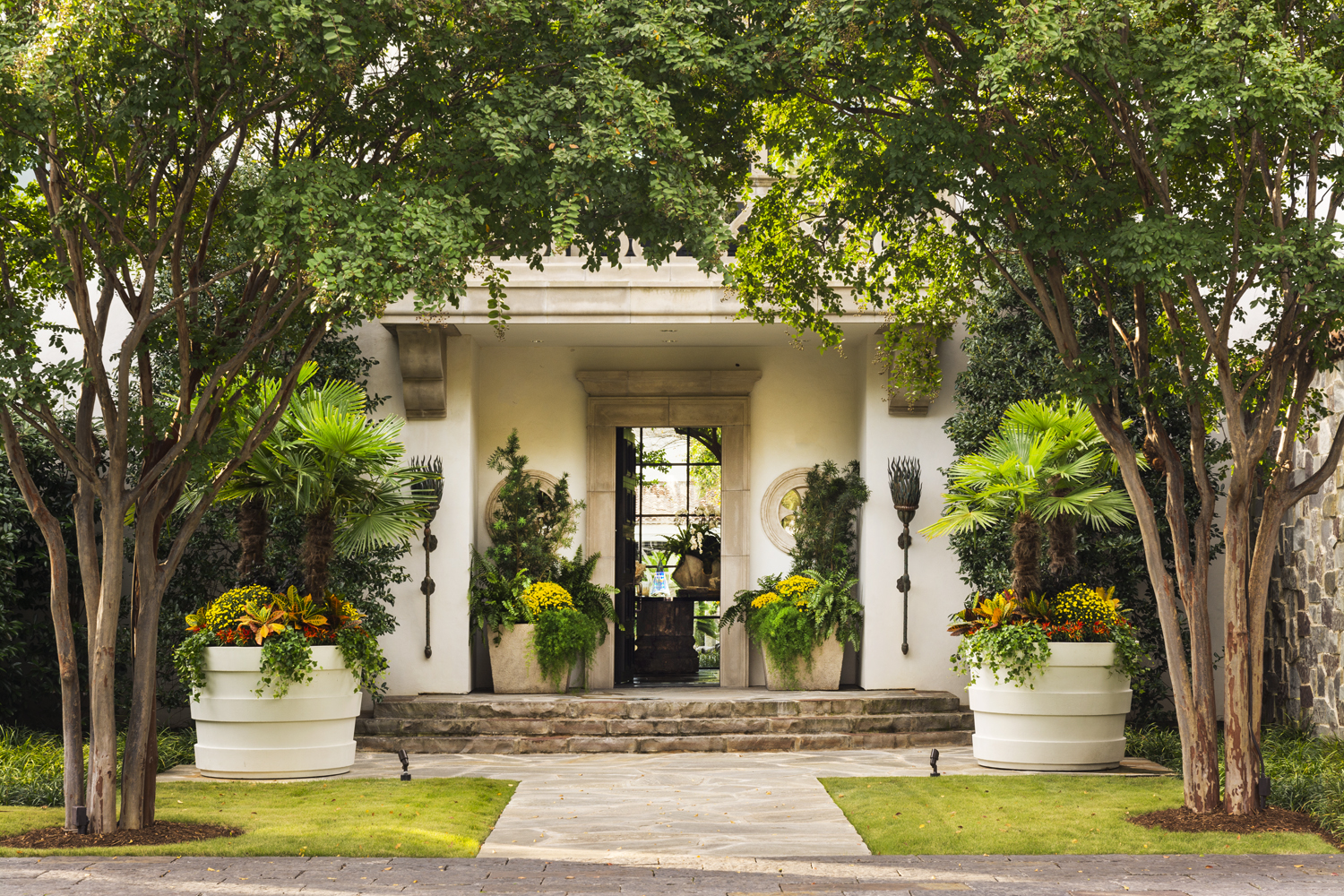 Interiors and exteriors of Trown residence