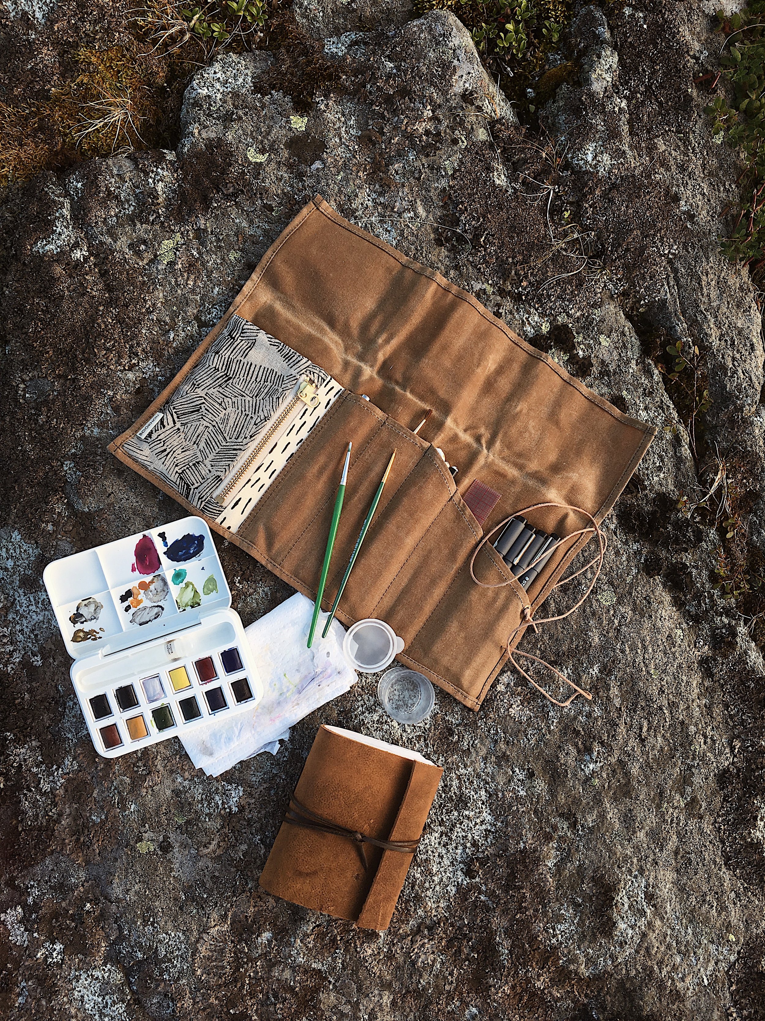 Travel Watercolor Paint Kit, Watercolor Set