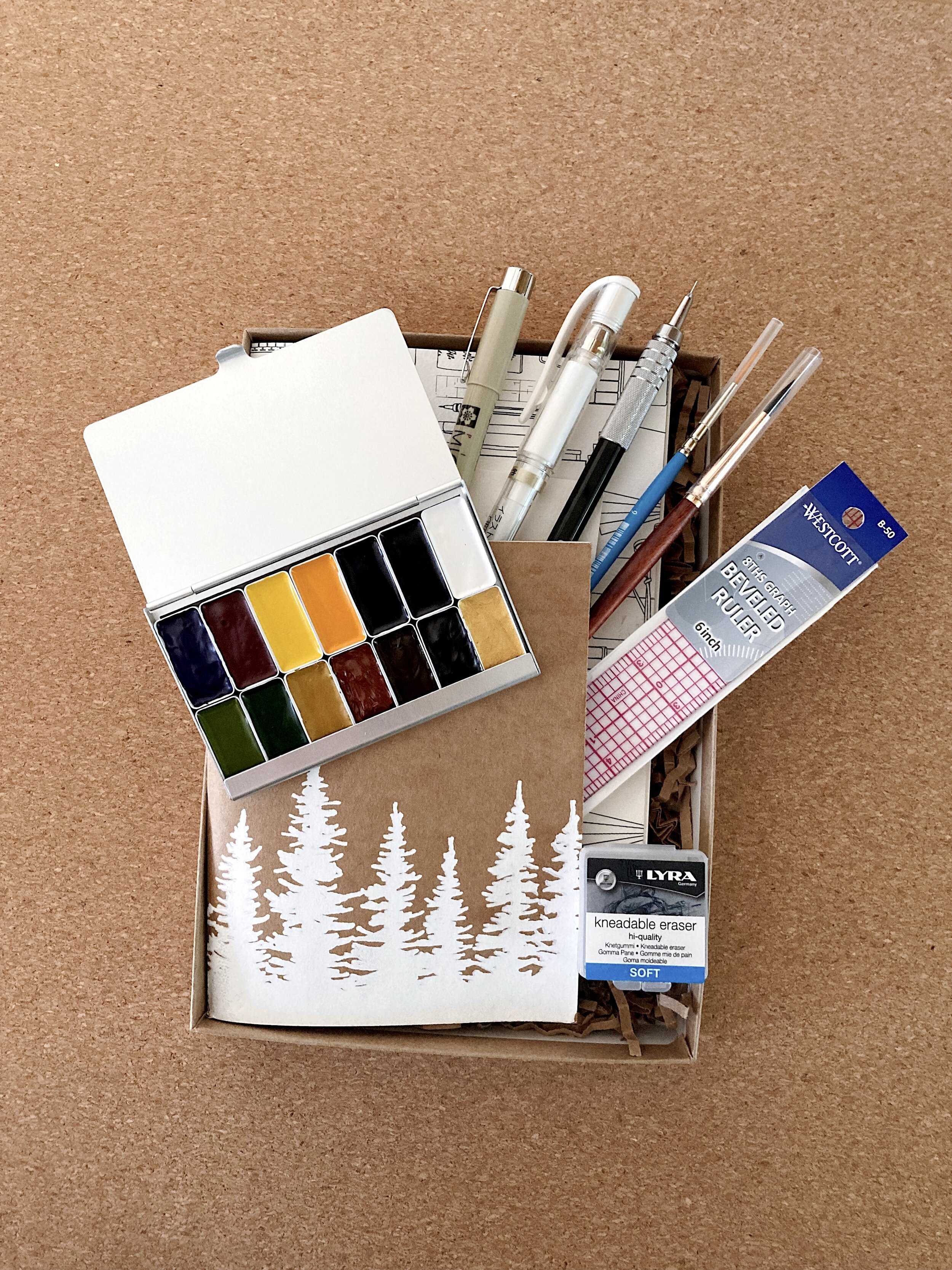 Watercolor Painting Kit - The Artist Essentials — Forest Culture