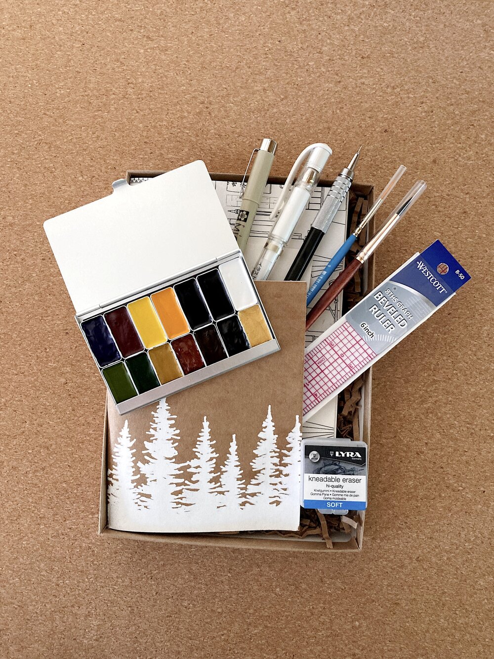 Paint by Numbers Wall Art Kit — Forest Culture Design