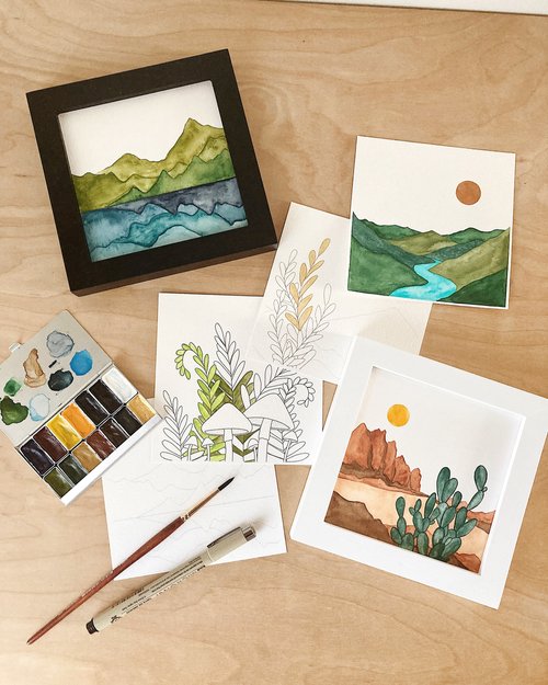 My Favorite Watercolor Painting Supplies — Forest Culture Design