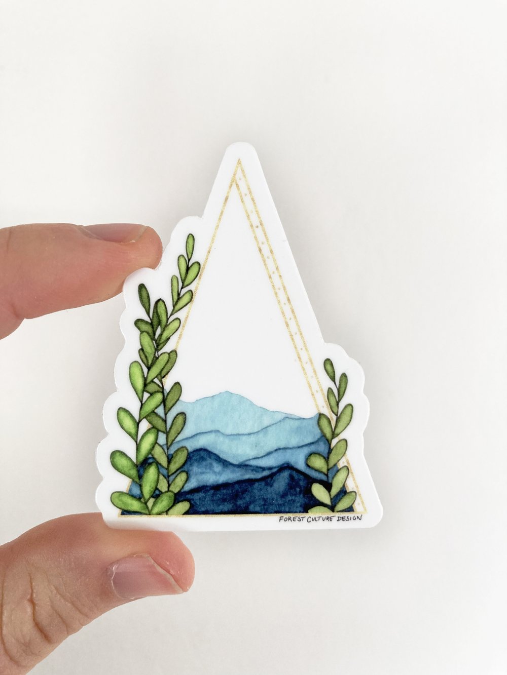 Highs and Lows Mountain Sticker
