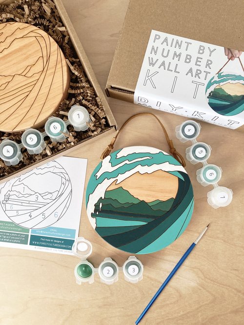 Paint by Numbers Kit for Adults — Forest Culture Design
