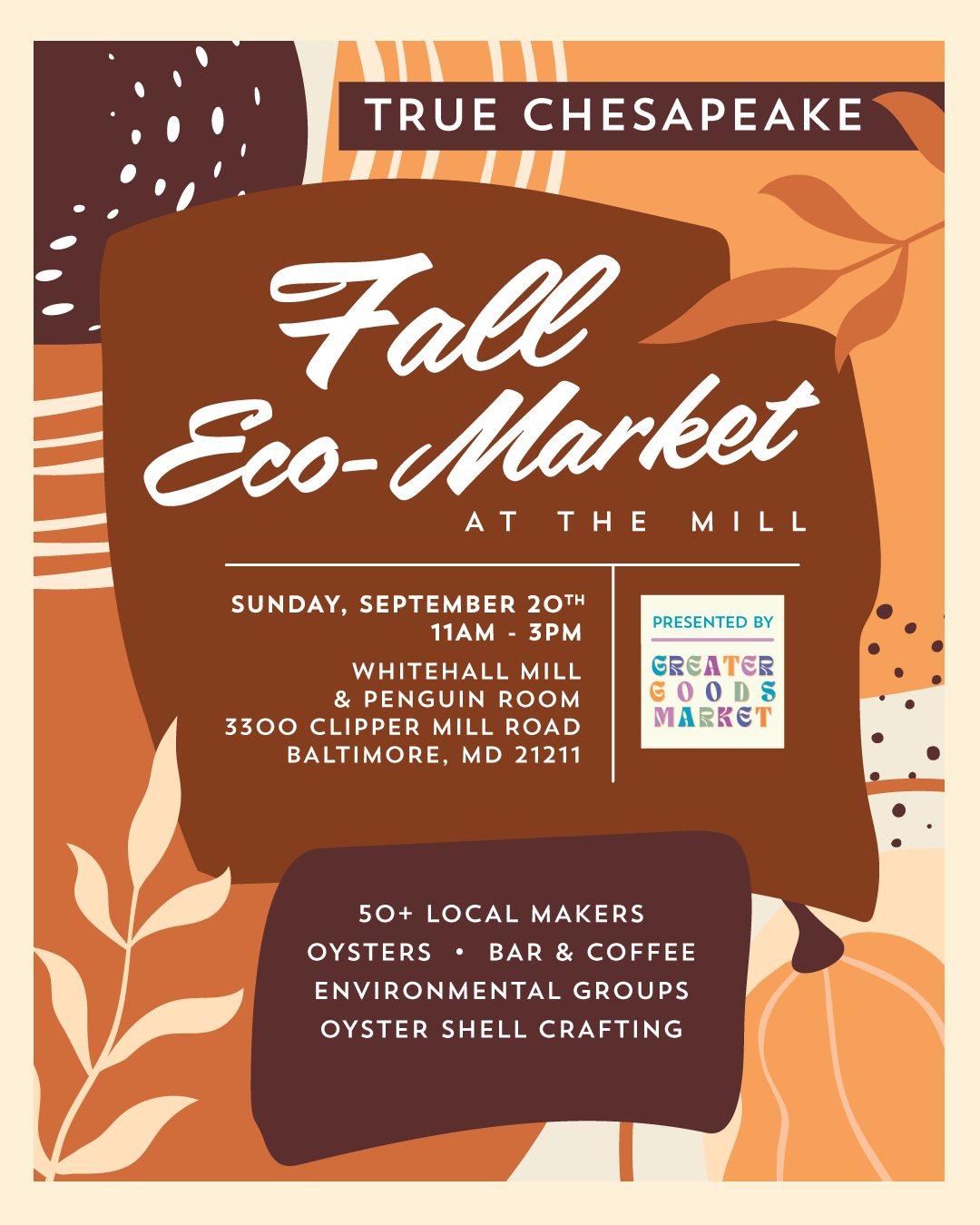 September Eco Market at the Mill - baltimore