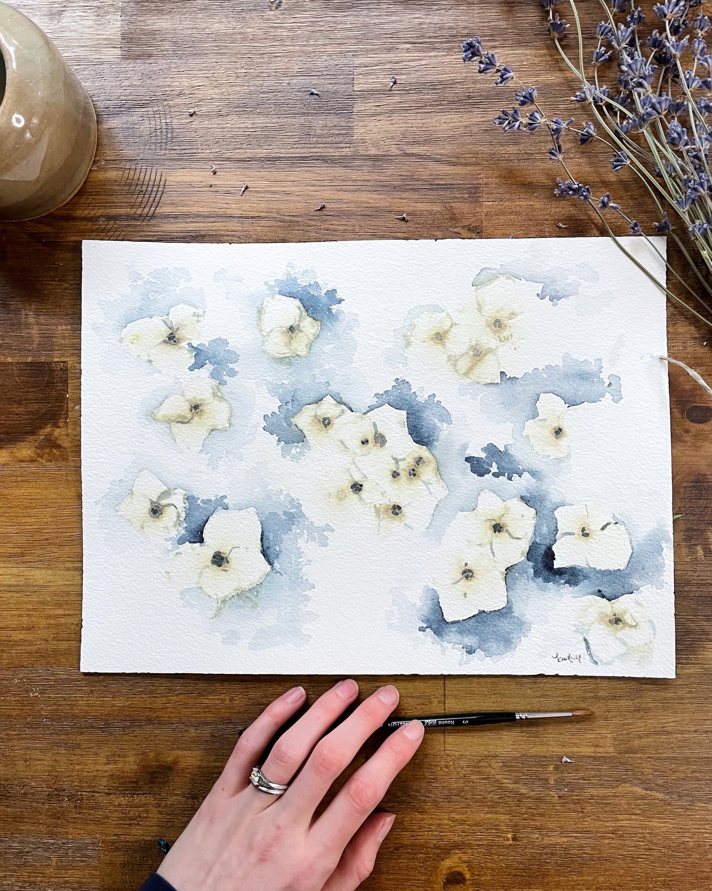 Large Indigo Hydrangea