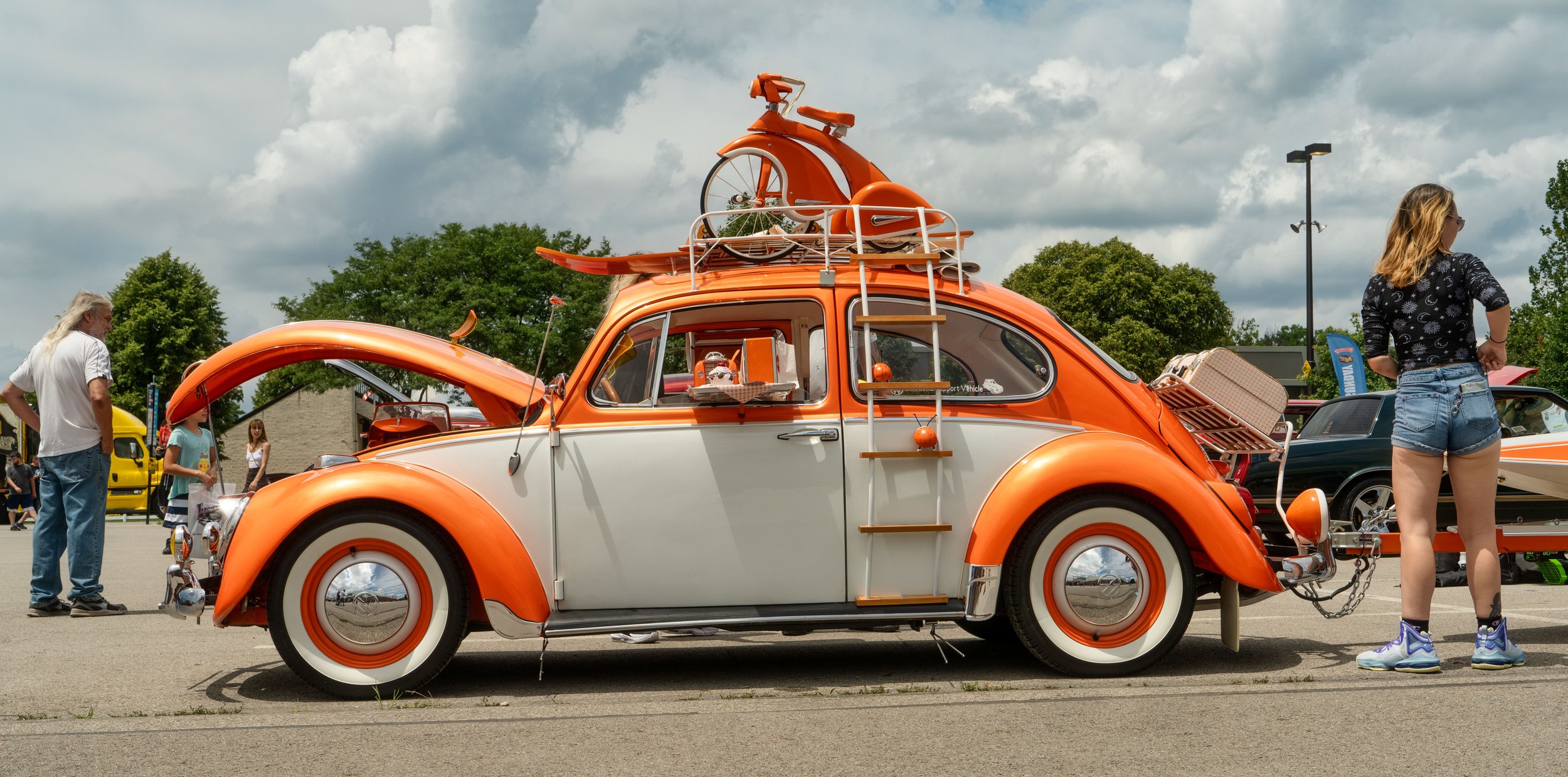 orange bug cute