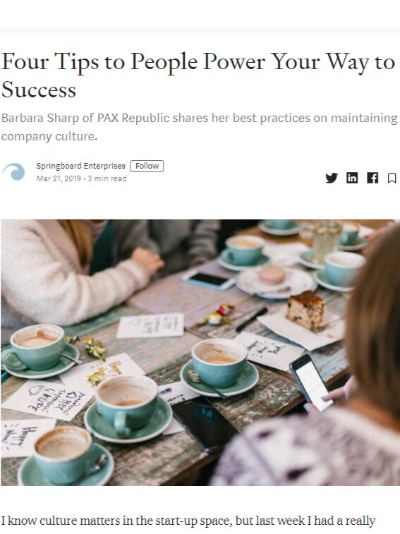    Barbara Sharp    SBE Australia: Tech 2018  3-21-2019 