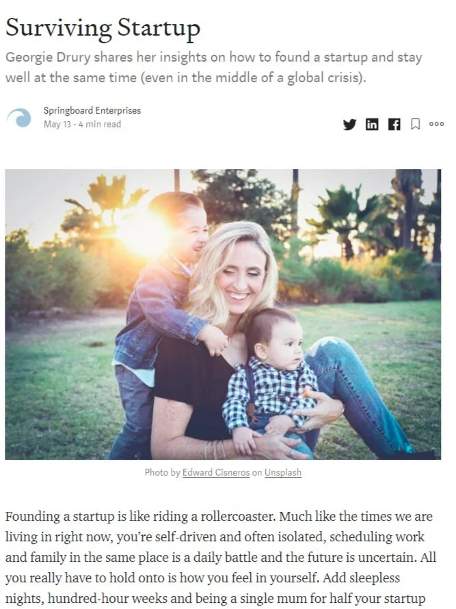    Georgie Drury    SBE Australia: Tech 2018  5-13-2020 