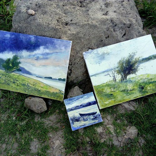 Works from a plein air session