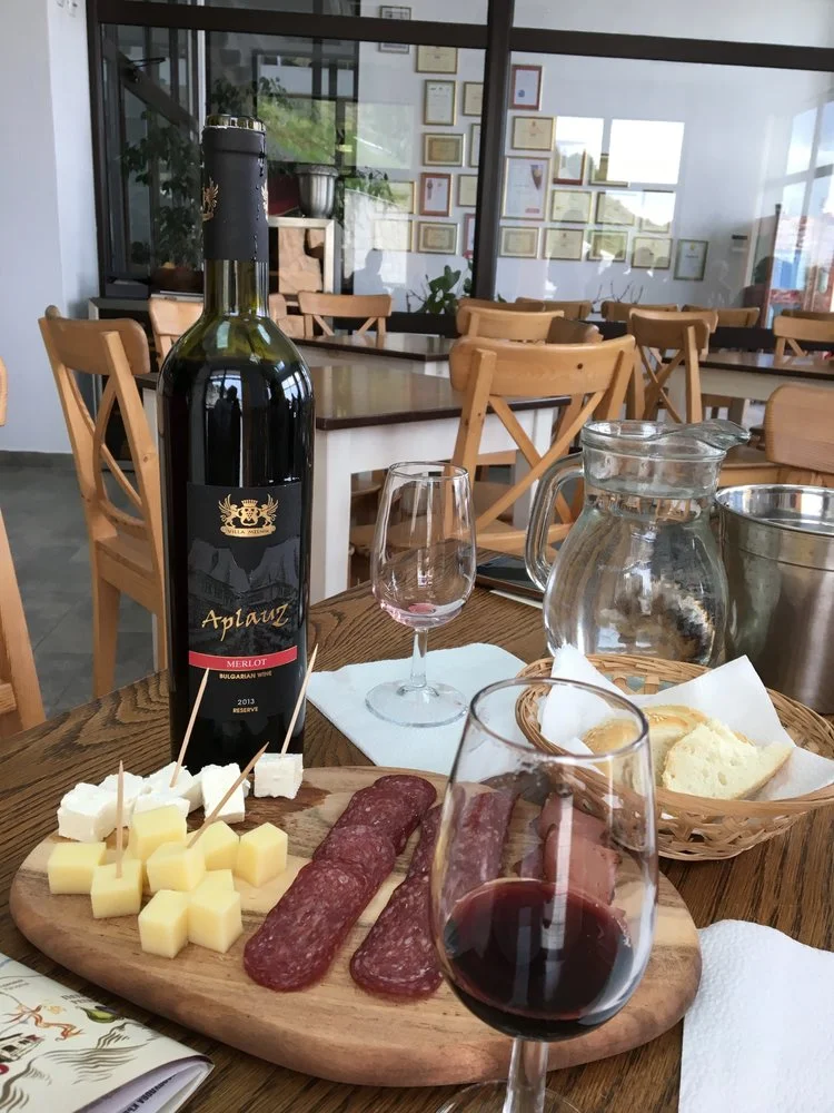 One of Villa Melnik's premium wines, the Applauz merlot, is made from carefully double hand-selected grapes and aged 15 months in Bulgarian oak barrels. It was commended at the Decanter World Wine Awards 2015 in London