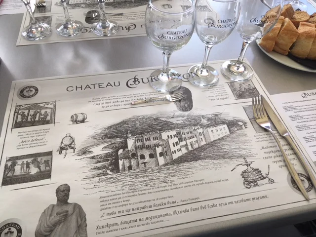 Wine tasting at Chateau Burgozone
