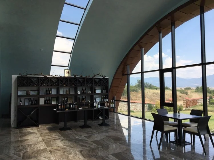 The tasting room at Orbelus Winery