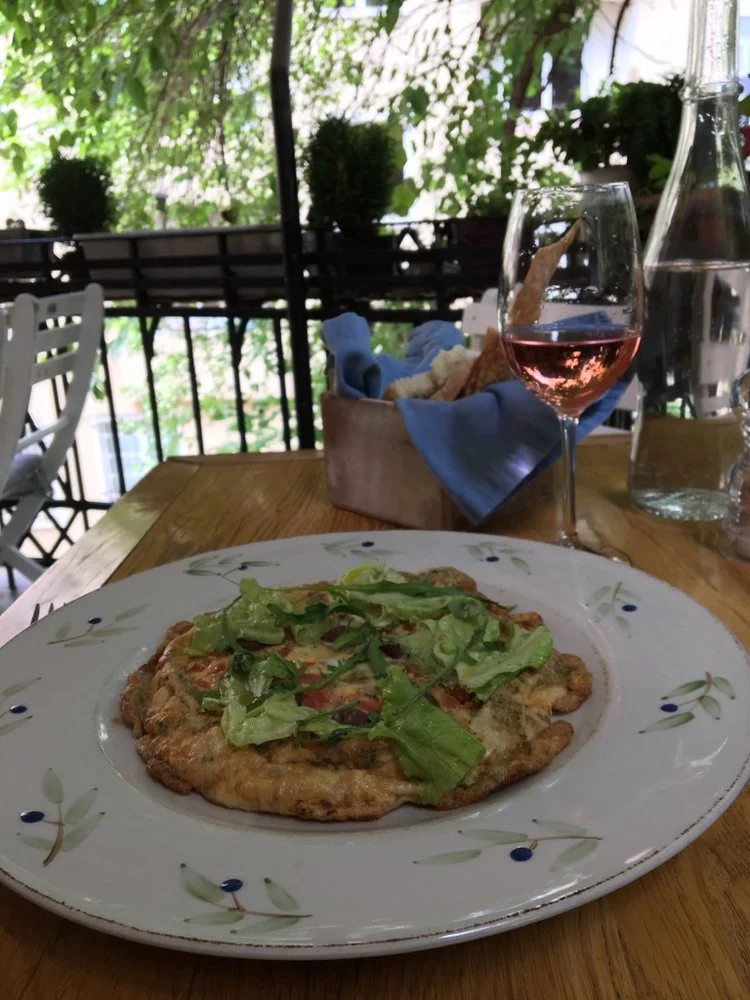 Sea bream frittata at Lavanda