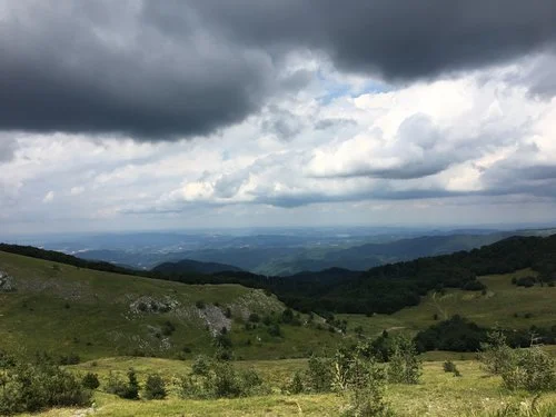 THE MOUNTAIN PASS TO BUZLUDZHA