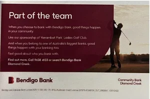 Bendigo Bank Advertising