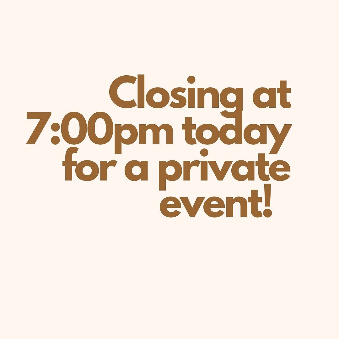 We know you know!
When it&rsquo;s a gorgeous night to have an event - we doing it!!

Back open tomorrow morning at 8:00am!!

WOOH! 

✨ Be Kind
✨ Be Calm 
✨ Be Safe!

❤️