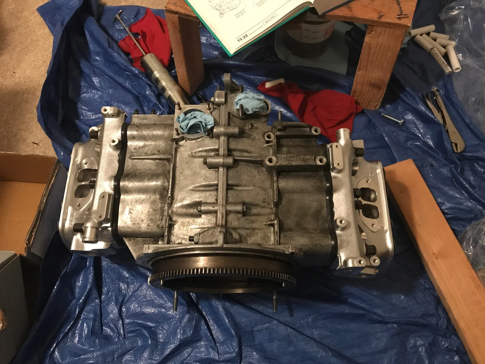 Engine assembled