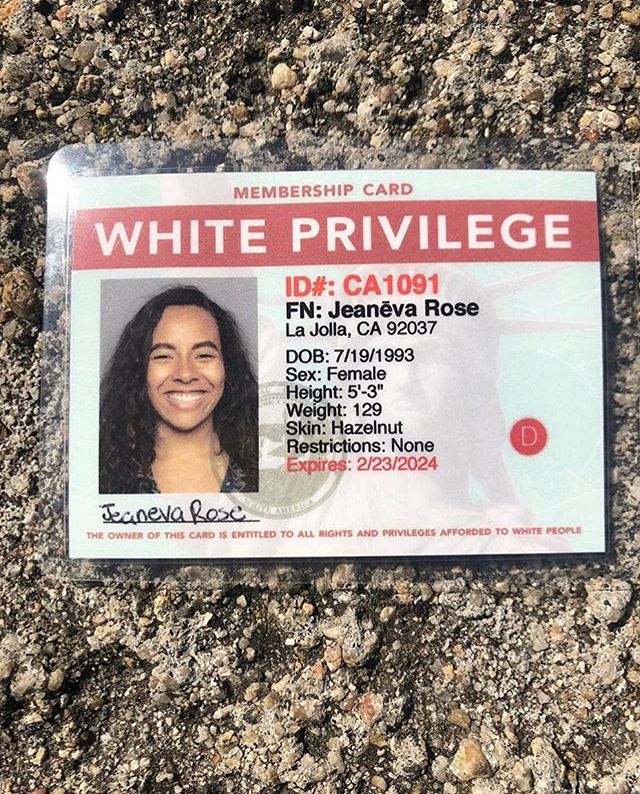 It&rsquo;s happening for real! Tomorrow from 12-6 and Sunday from 12-5, come hang with us and get your White Privilege Card at @tularosa.art (2604 Imperial Ave at 26th St) 📸 by @iamrosequartzz #art #artinstallation #artist #collaboration #community 