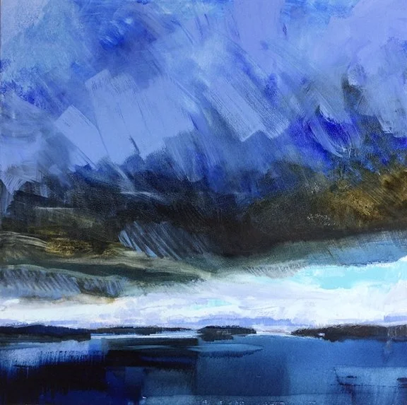 Over Peddocks; 2021; oil/canvas; 36x36" (Private Collection)