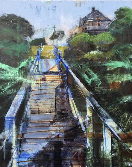 Right of Way from the Bay; 2022; oil/canvas; 30x24 (Private Collection)