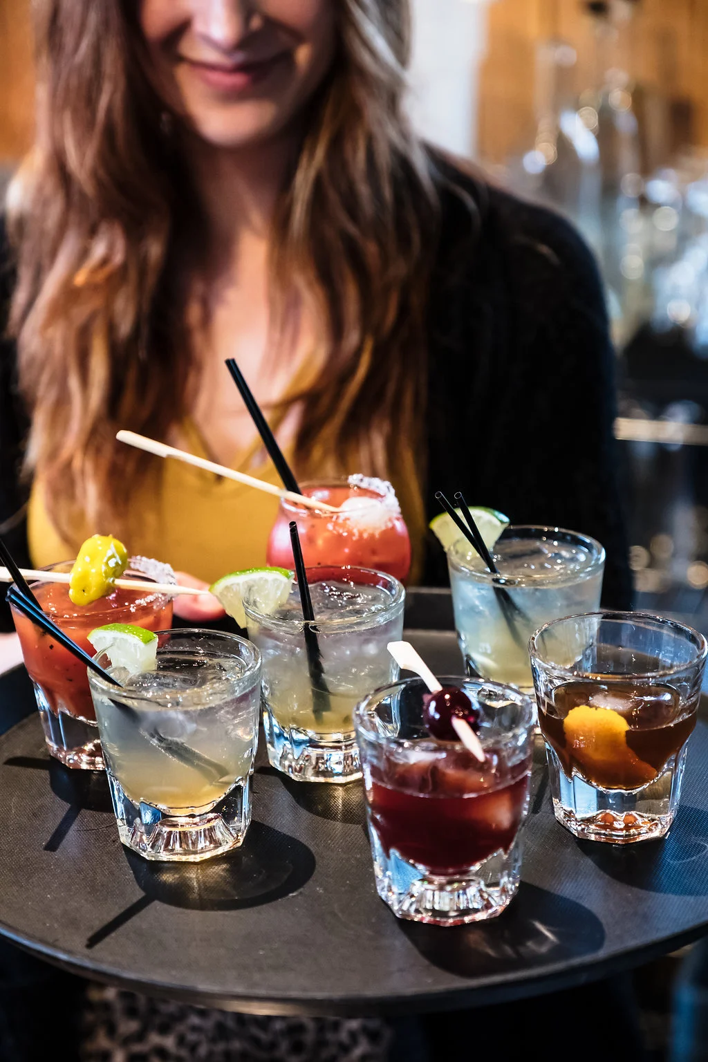Mini cocktail flights