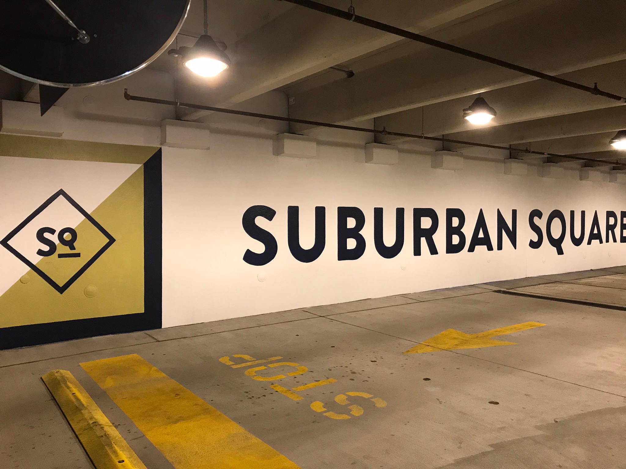 Suburban Square Garage graphics &amp; signage