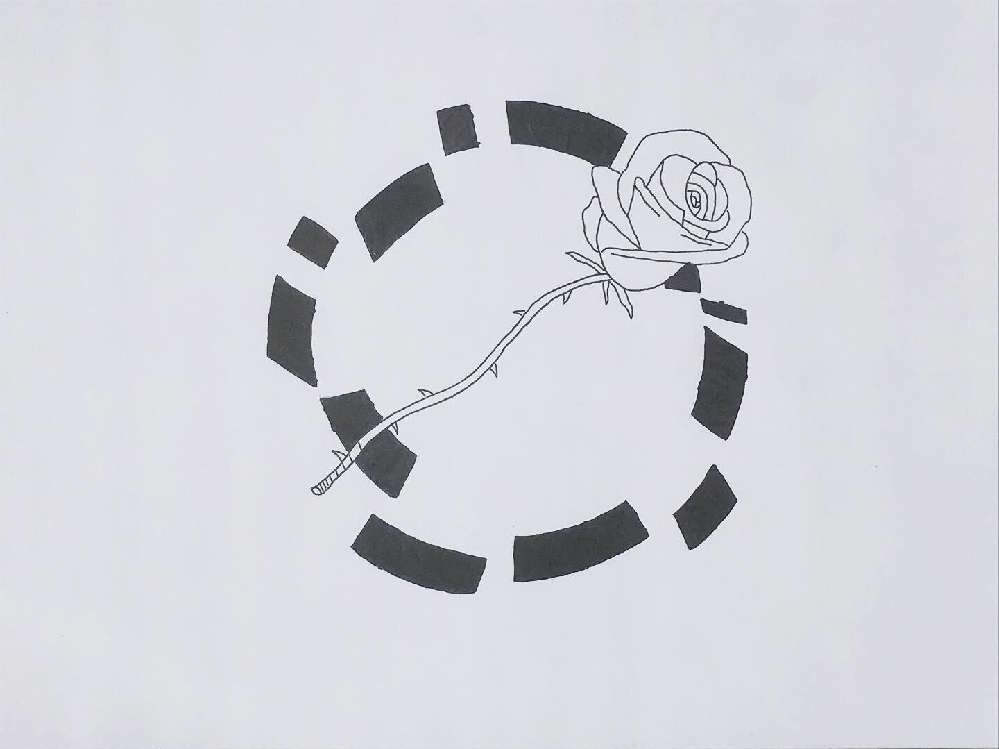 Image: Ruben Moskoviç The blocks and lines express circle lines which have been broken by the rose which expresses love, caring, equality (especially gender equality).