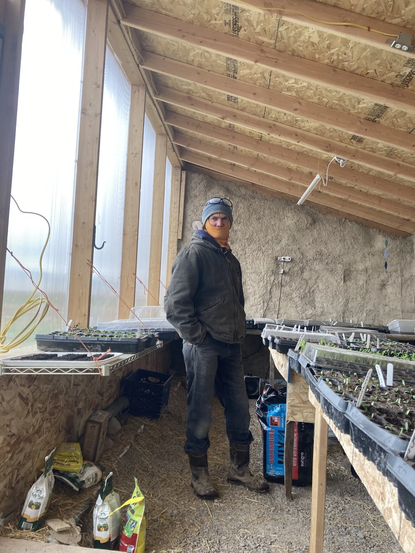  April 10th.  Outside, a Montana spring - sideways snow squalls and chilly temps in the 20’s.  Inside, a comfy 65.   