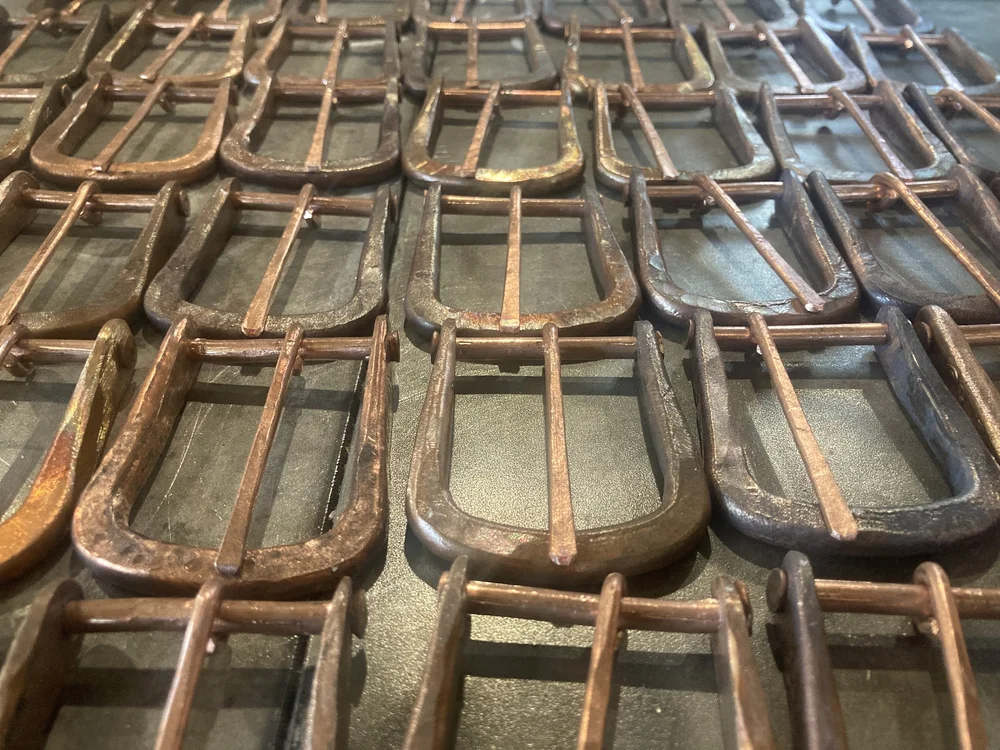 Copper Buckle with Keeper (Buckle Only) — Meridian Farm and Forge