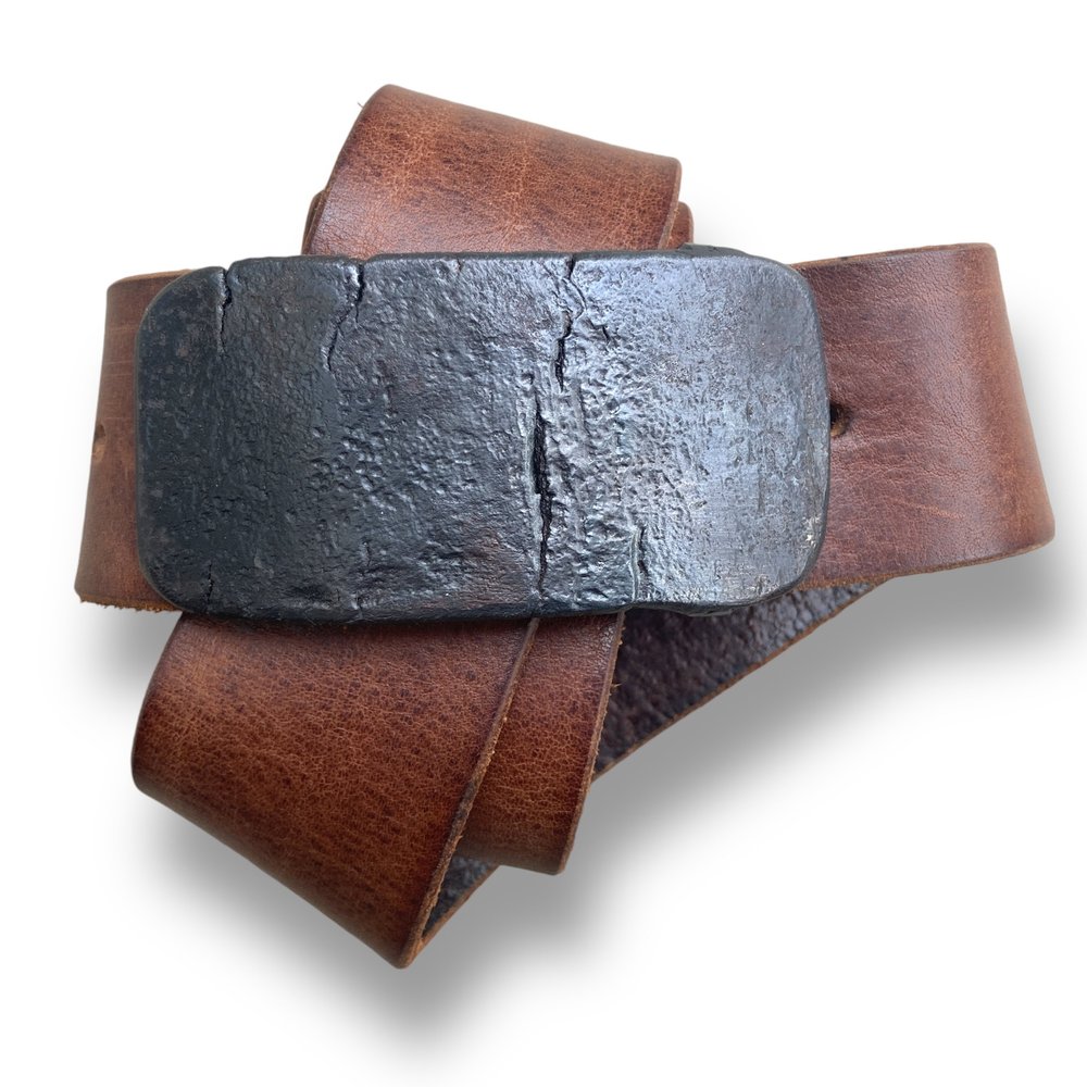 Urban Backwoods Fibbia Per Cintura Western Star IV In Metallo, 90x65 Mm - Per Cinture Fino A 4 Cm