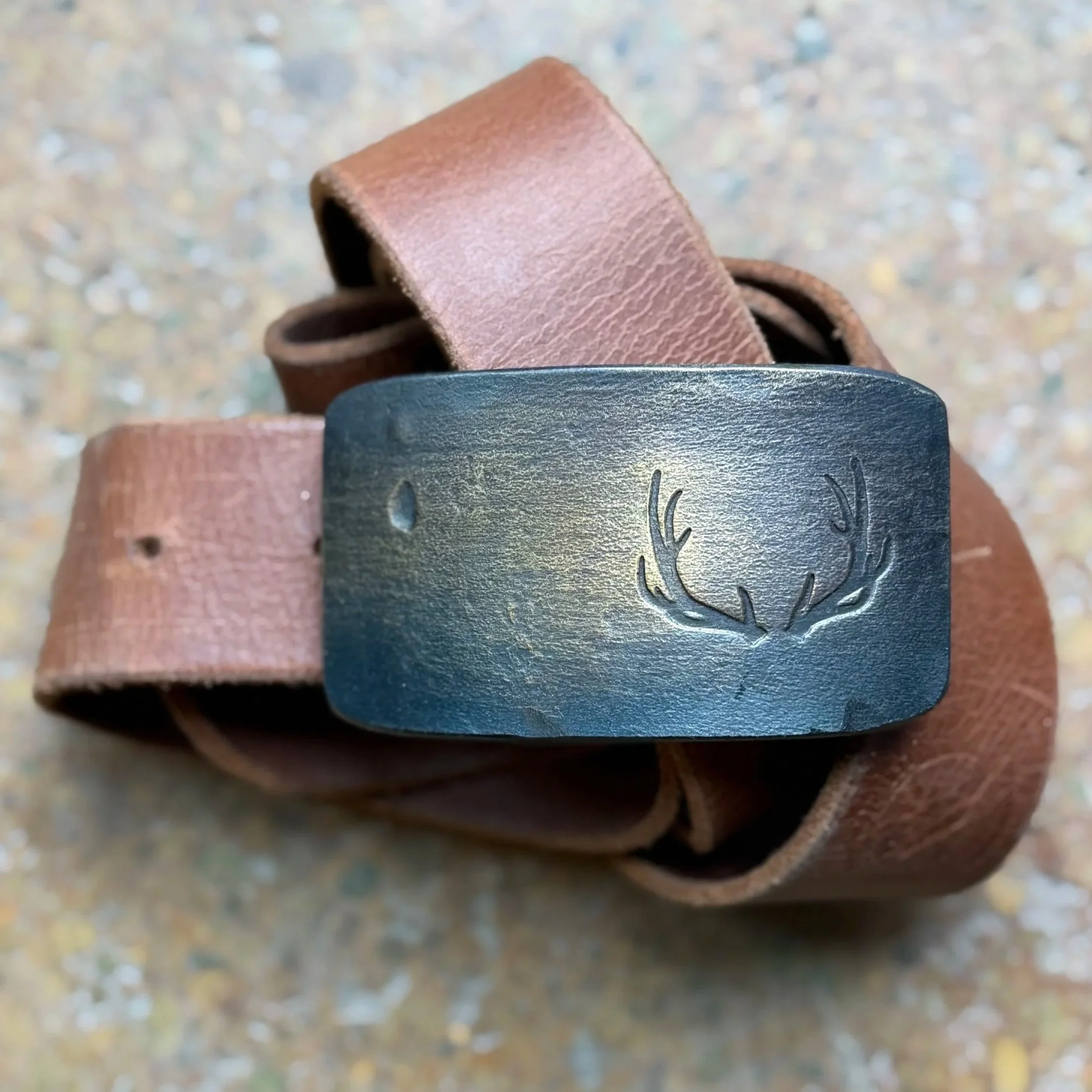 ElkHorn Belt Buckle