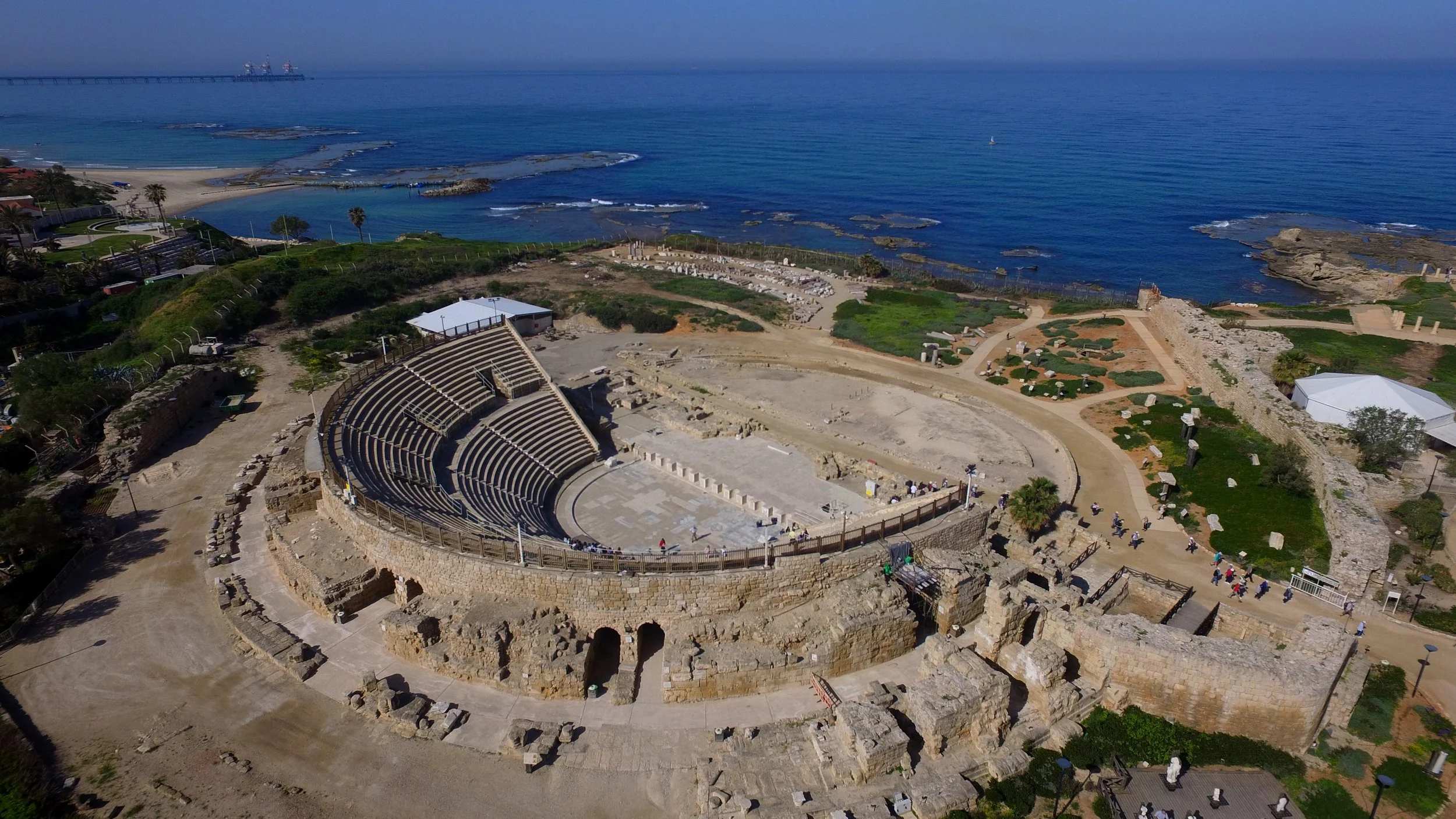 Caesarea Maritima is the last city in Israel that Paul was imprisoned before heading to Rome