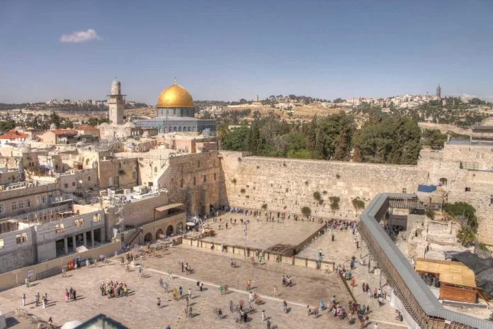 We experience prayer at the Wailing Wall as we see the largest visible portion of Harold’s Temple wall
