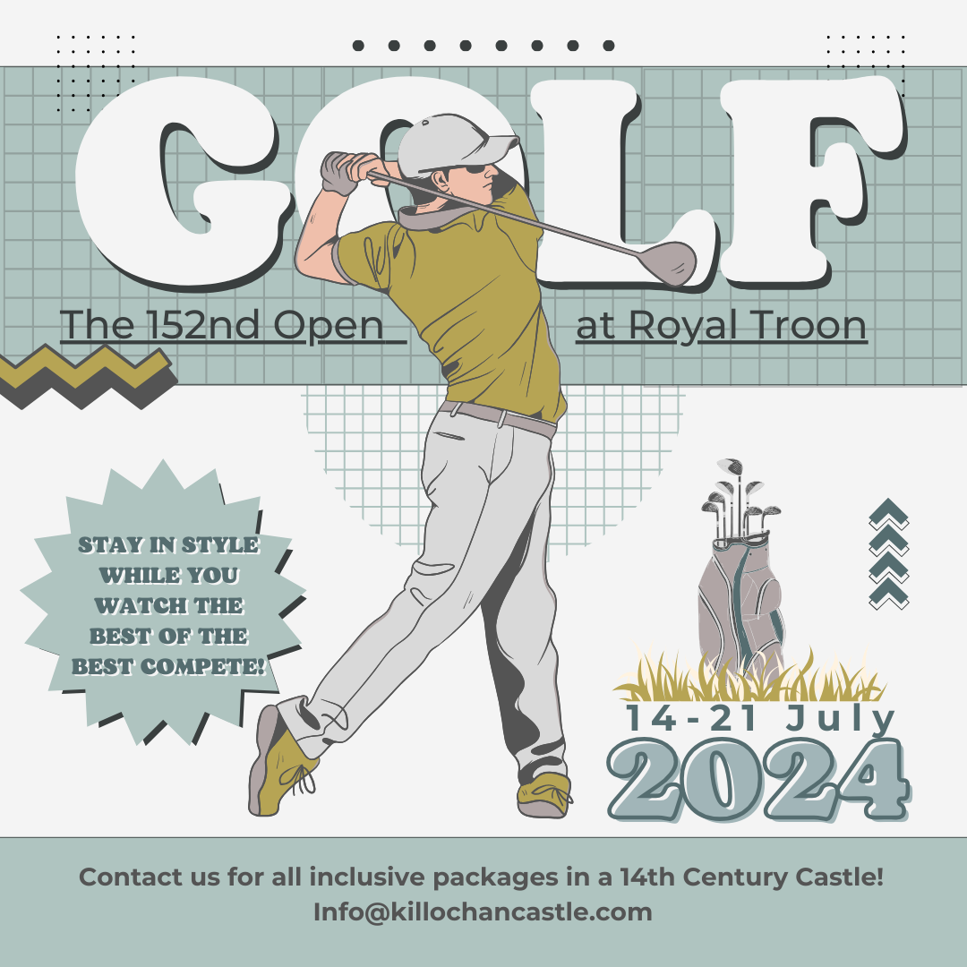 Golfing at Killochan Castle Golf Open at Royal Troon 2024