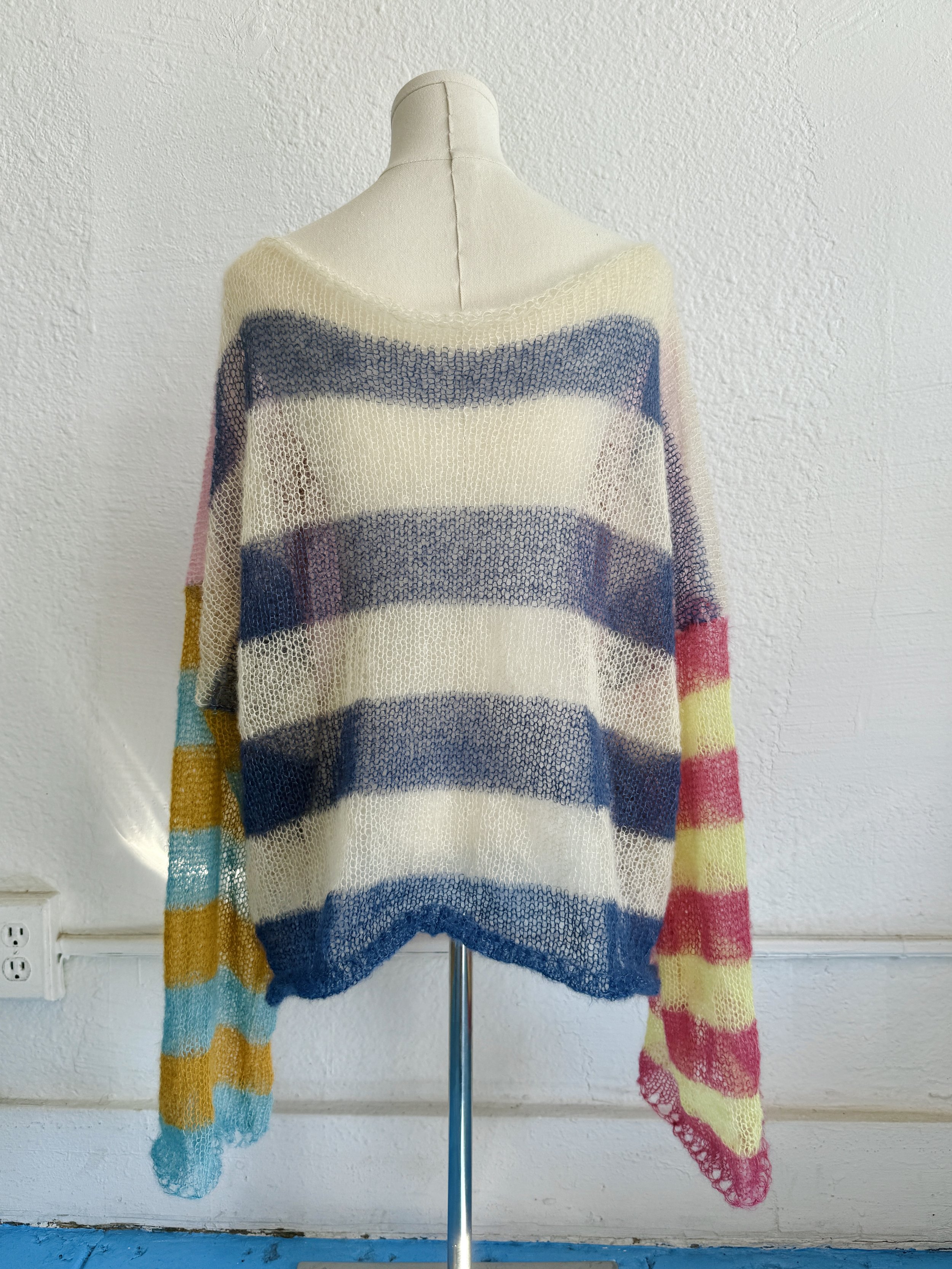ur gf striped mohair sweater