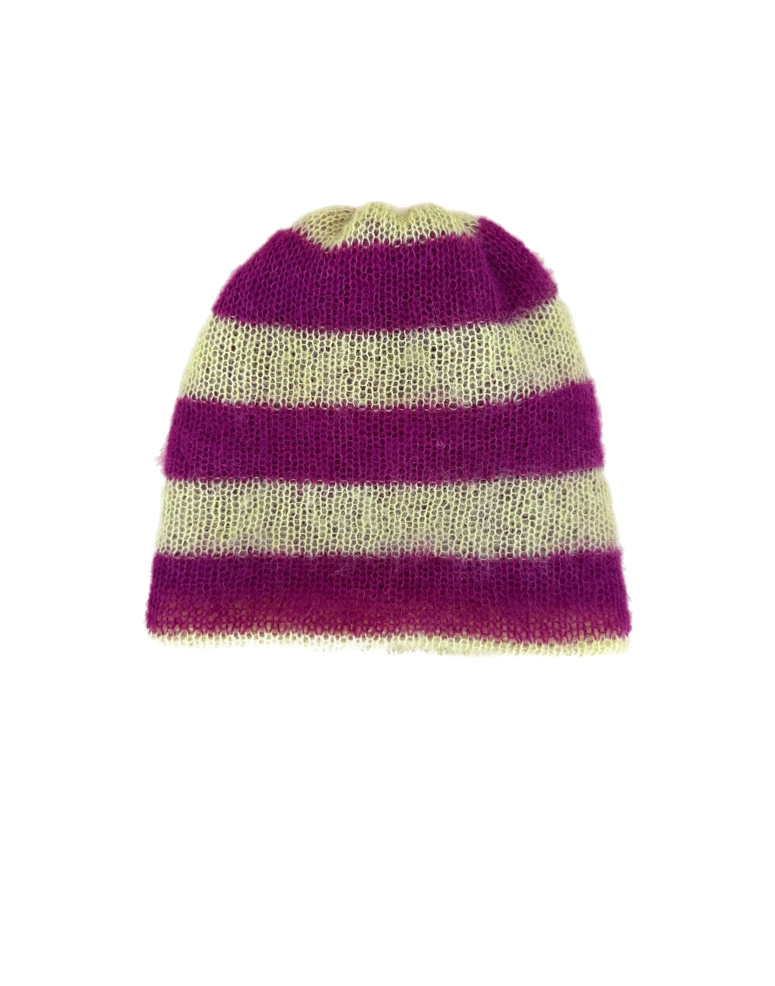 BRUSHED MOAHIR BEANIE 05