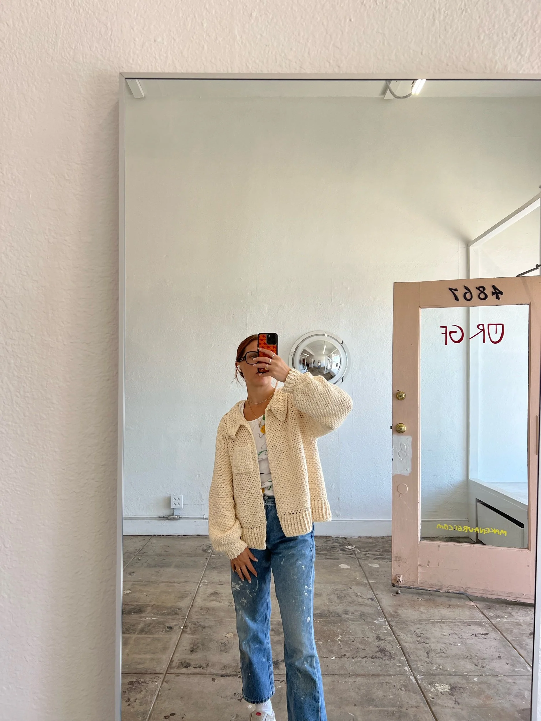 ur gf made to order cotton cardigan