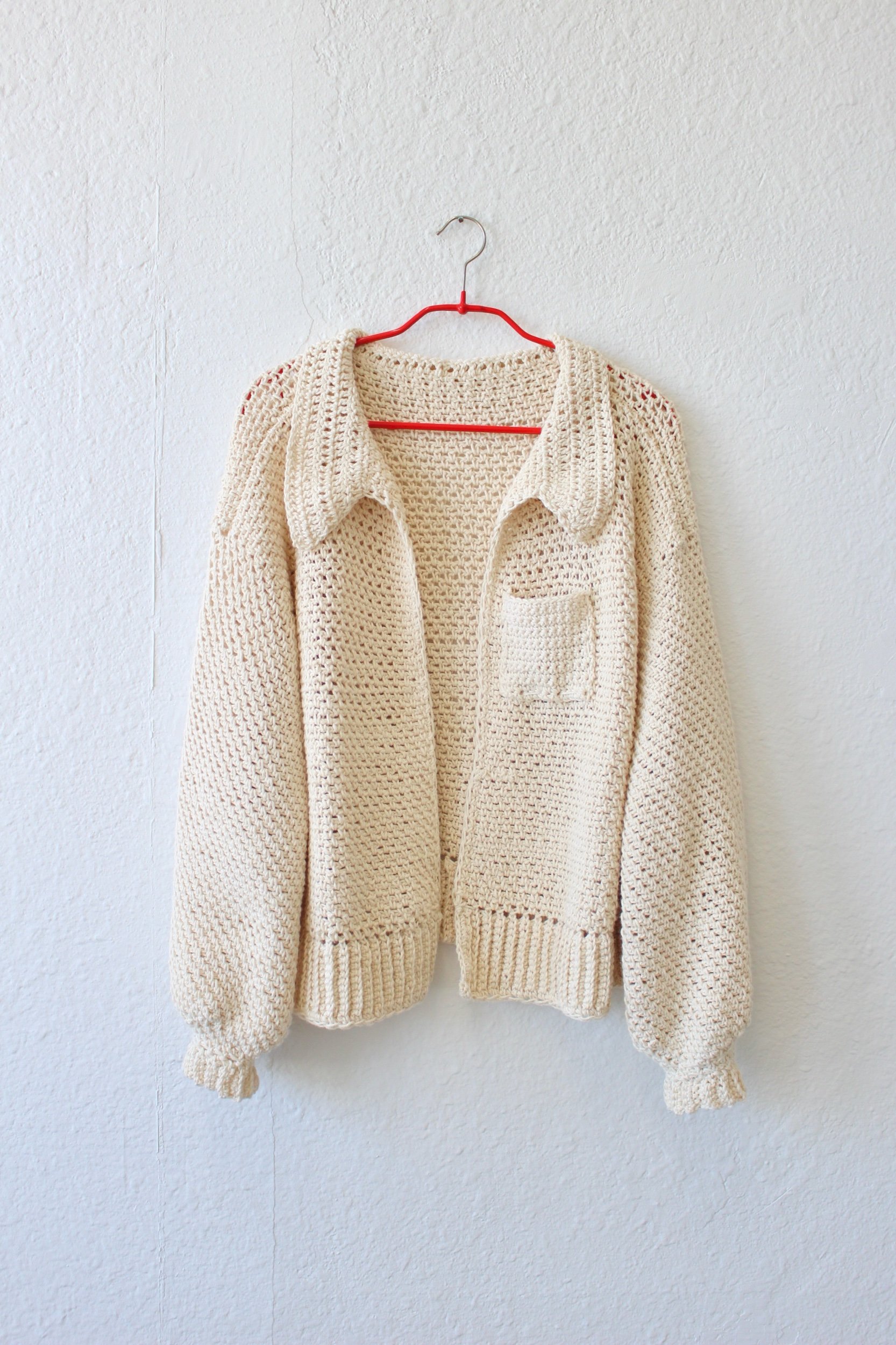 ur gf made to order cotton cardigan