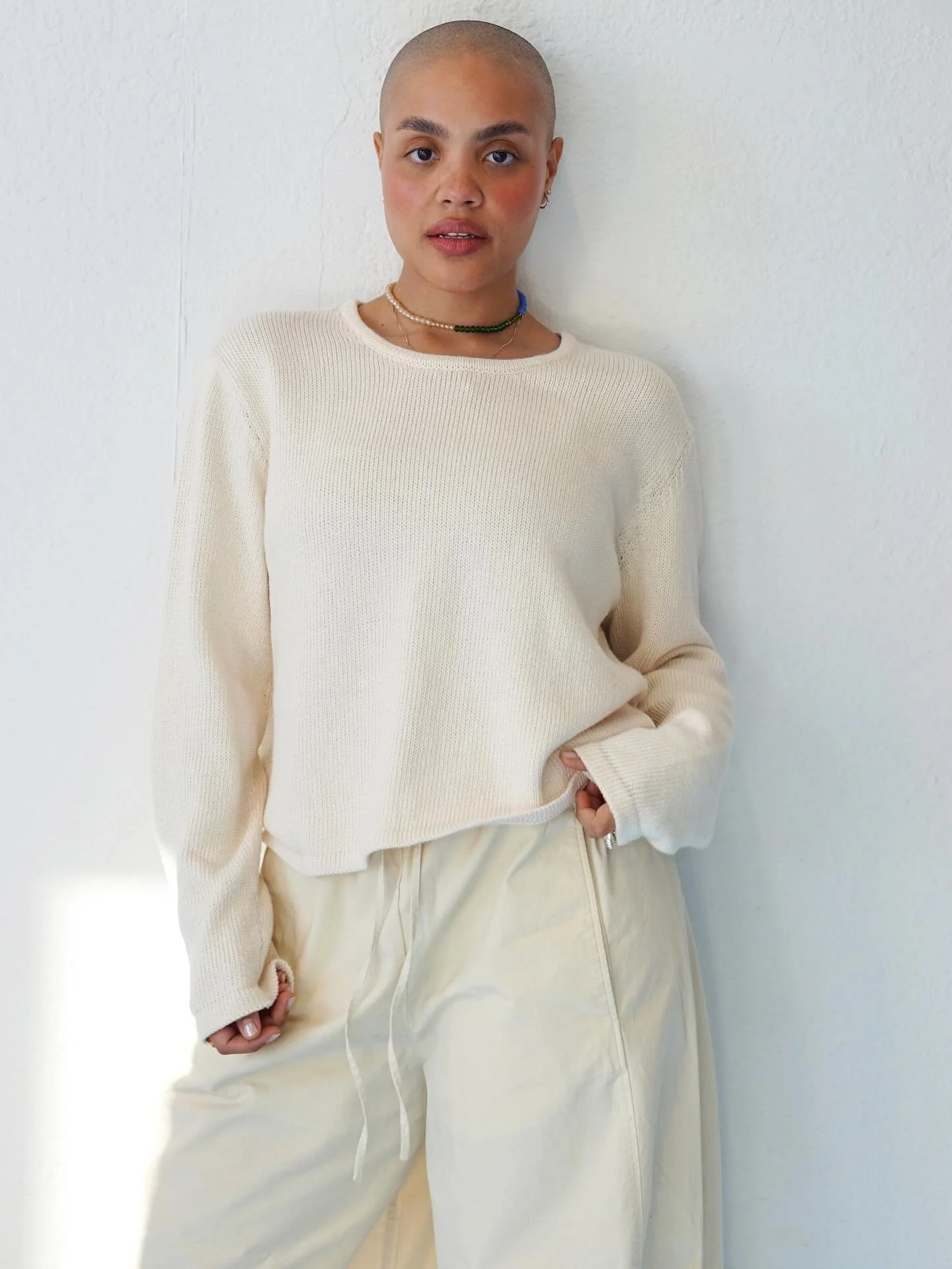 The perfect sweater is here.🥹 After a year of searching, my first small batch of numbered knits is dropping tomorrow. An original garment by me, via Lima, Peru. Next chapter of UR GF I love them so much!!!!!!! Early access in ur emails tonight. Ther