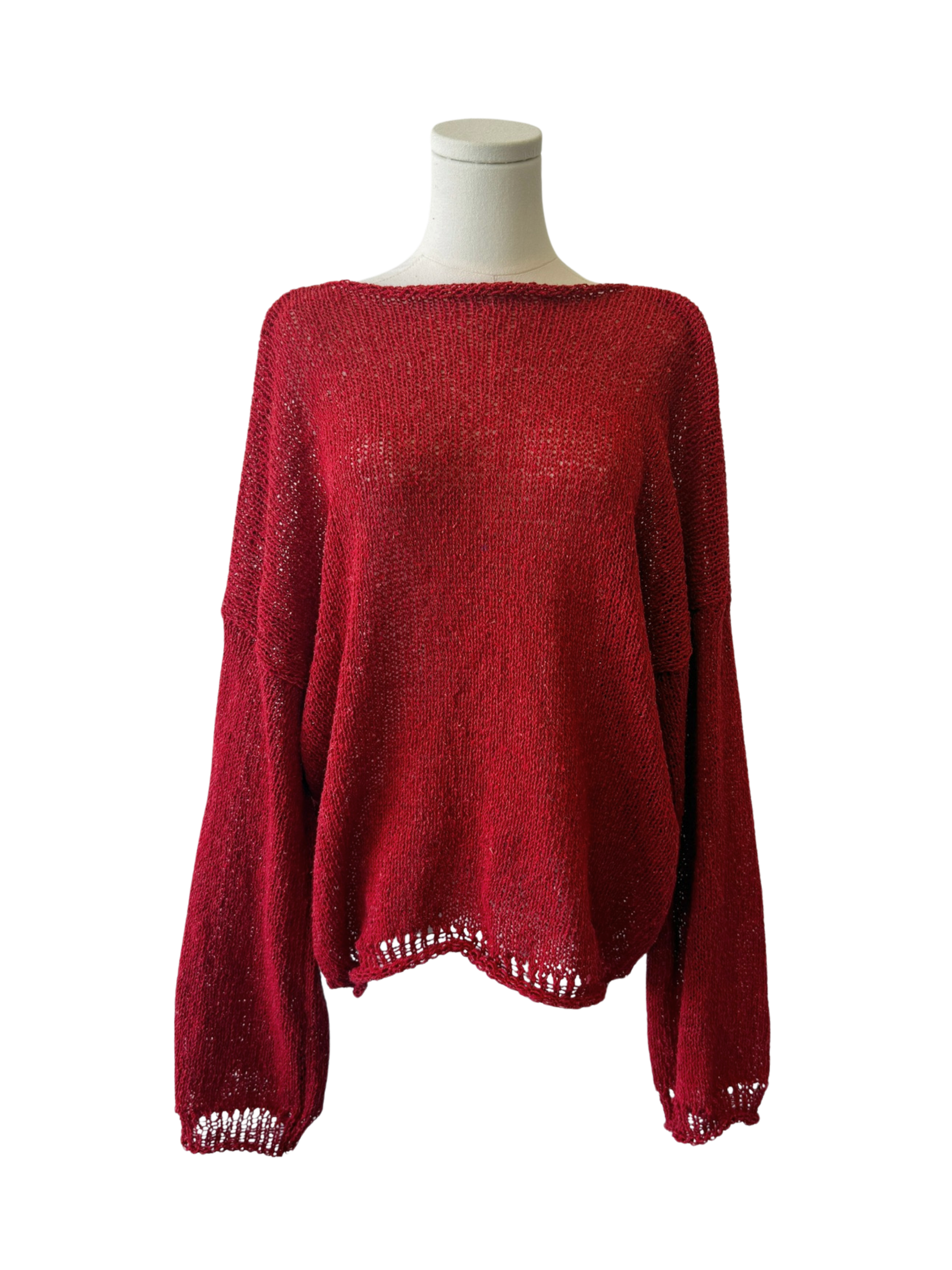 URBASICS CLARKEY SWEATER CHERRY
