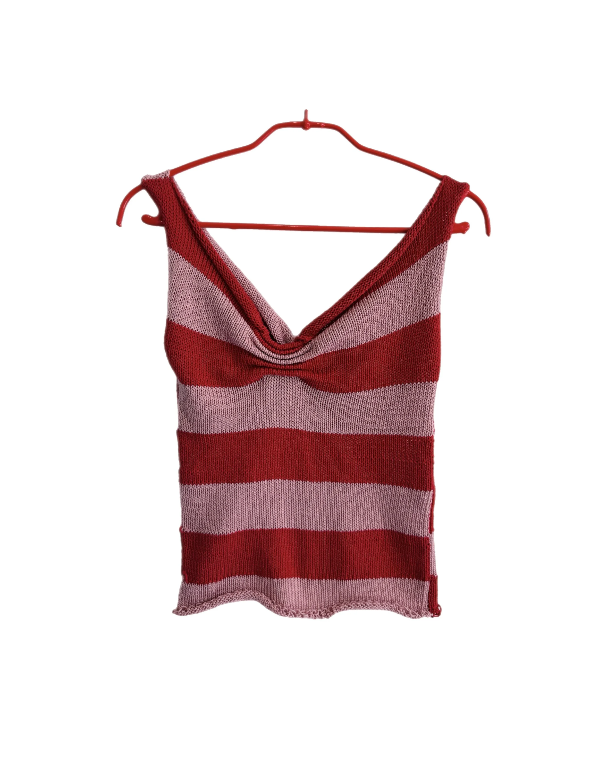 KNIT STRIPED COTTON TANK