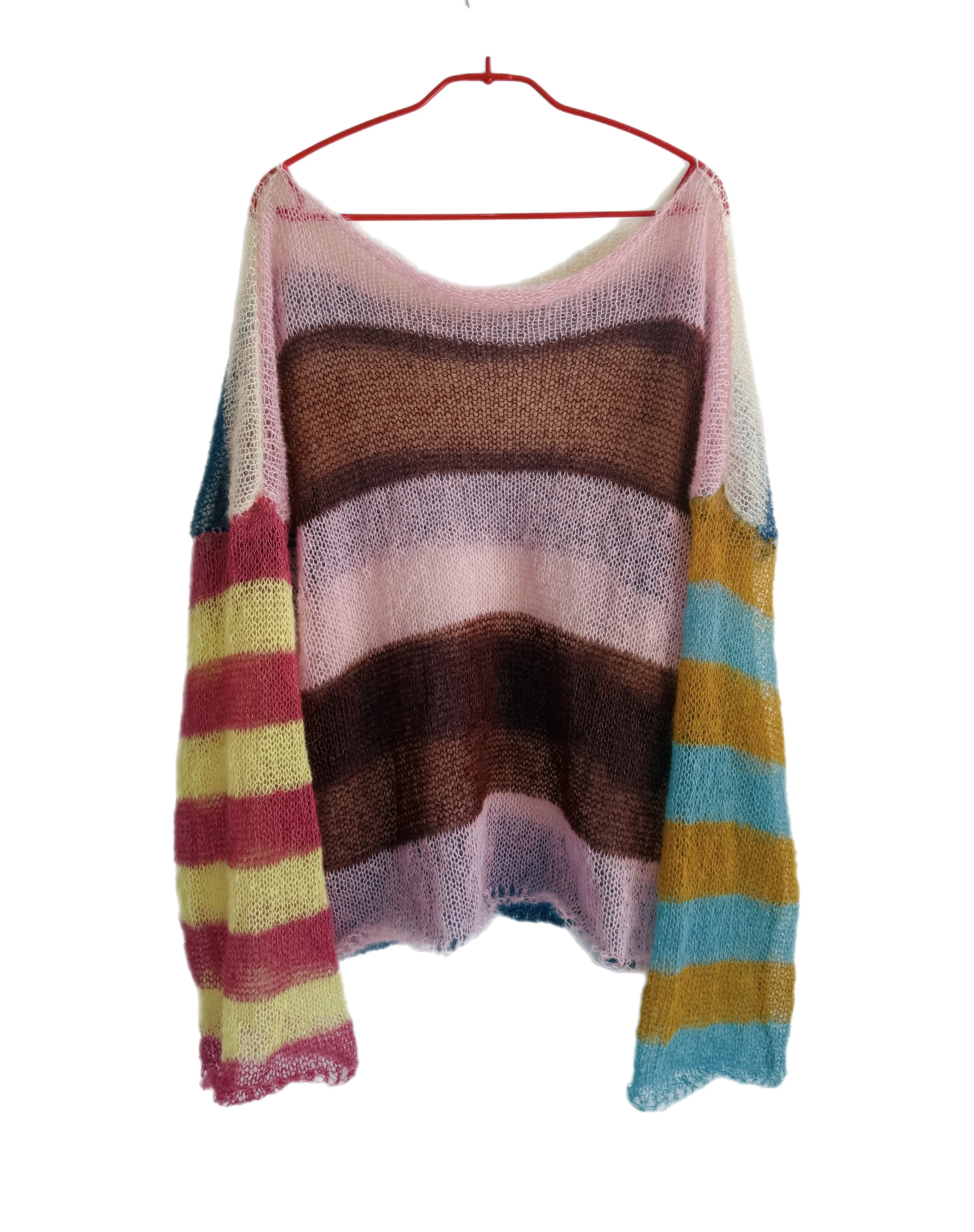 SOFT FORMS MIXED STRIPE SWEATER 1/1