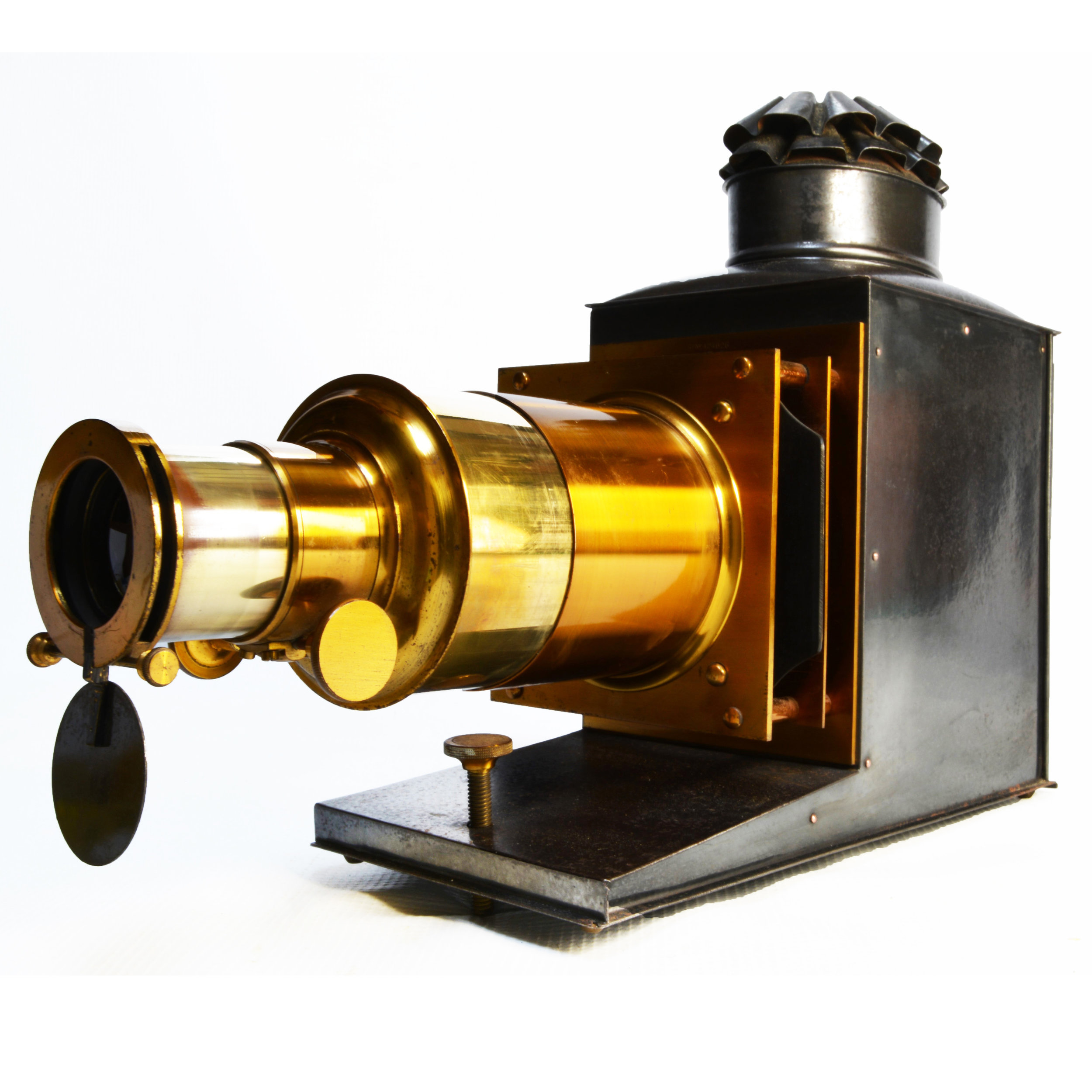 Antique magic lantern by John Wrench and Sons