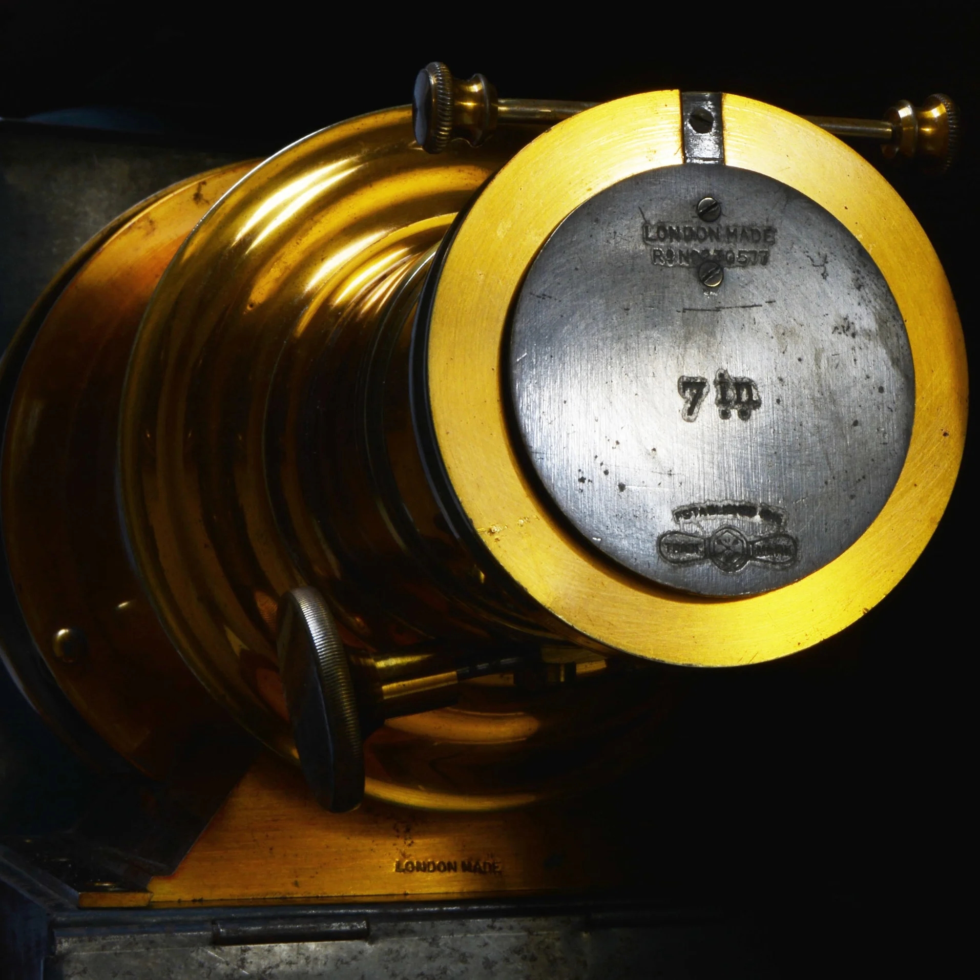 John Wrench magic lantern, 7" lens